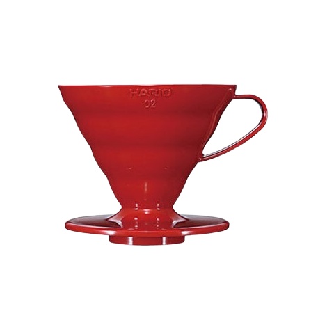 Hario Dripper V60 (VD-INT-02R) roșu, din plastic