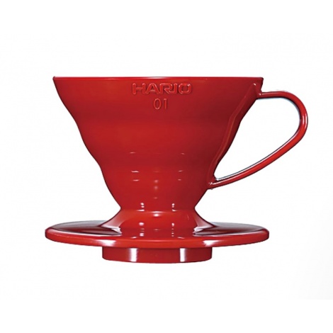 Hario Dripper V60 (VDR-01-R), червен, пластмасов