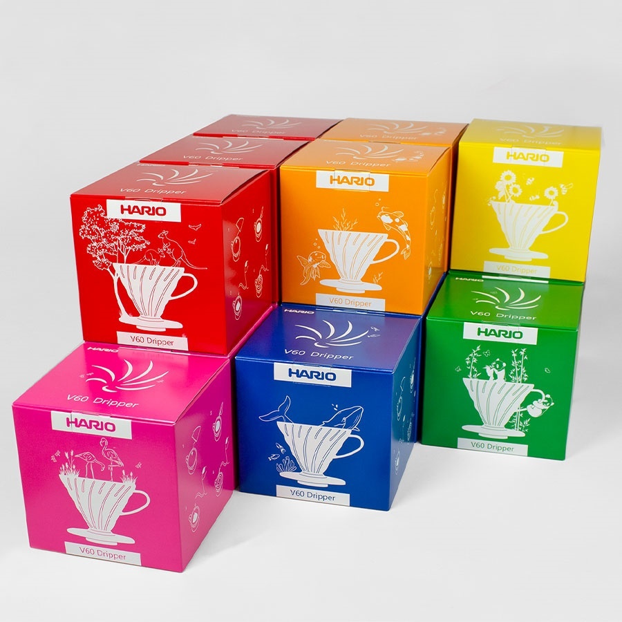 Hario Dripper V60 -02T Ocean Blue - пластмаса