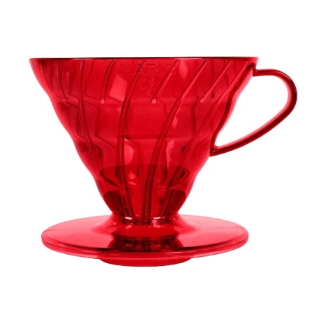 Hario Dripper V60 -02T Desert Red - tworzywo sztuczne