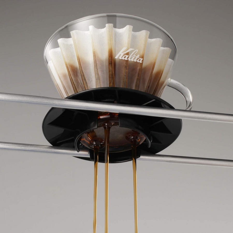 Dripper Kalita Wave 185 czarny - szkło