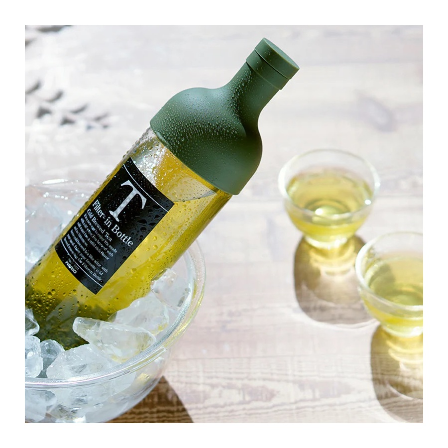 Steklenička za hladno kuhanje Hario 750 ml - olivno zelena