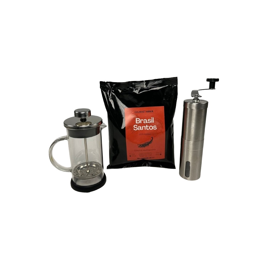 Francoski paket - mlinček, frenchpress in kava