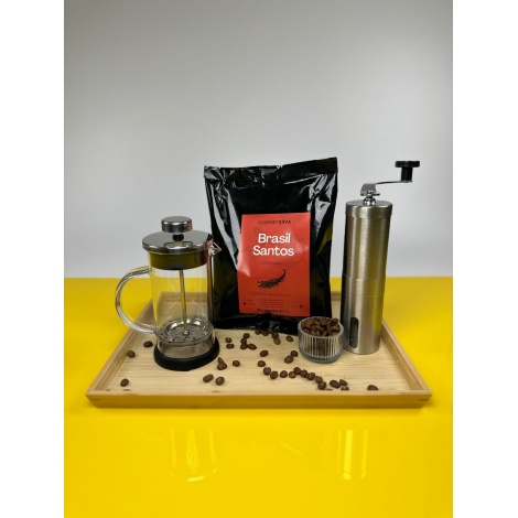 Francouzský balíček - mlýnek, frenchpress a káva