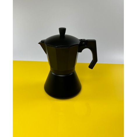 Kaffia Black Moka Pot 6 cups