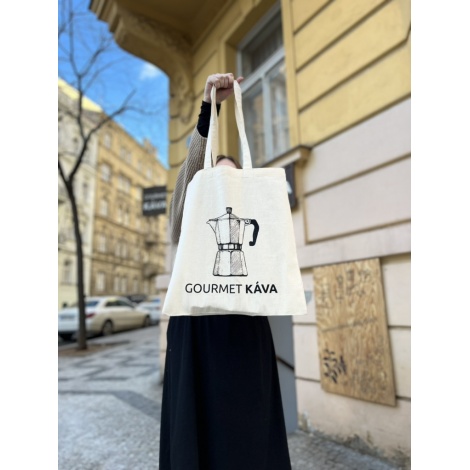 Pungă din pânză - ceainic moca