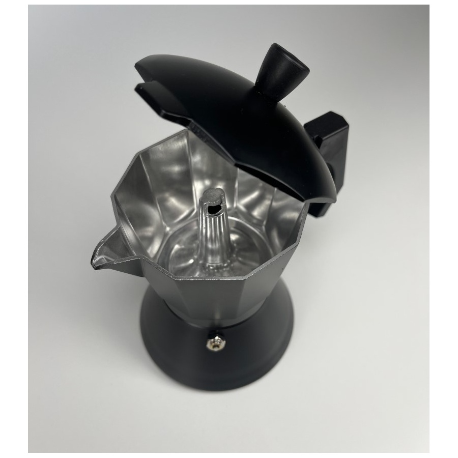 Kaffia Black Moka Pot 6 cups