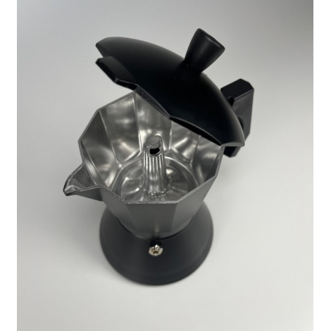 Kaffia fekete Moka Pot 6 csésze