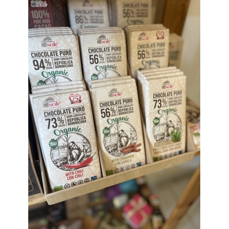 Chocolates Solé - 73% organiczna czekolada z chili