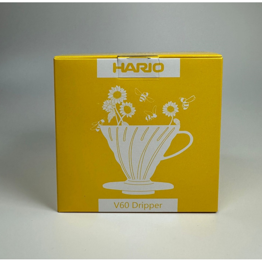 Hario Dripper V60 -02T Sunflower Yellow - plast