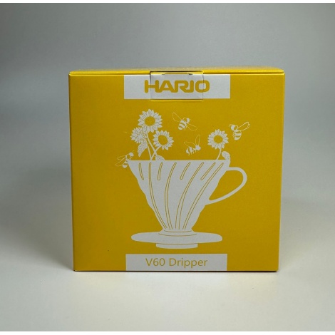 Hario Dripper V60 -02T Sunflower Yellow - tworzywo sztuczne