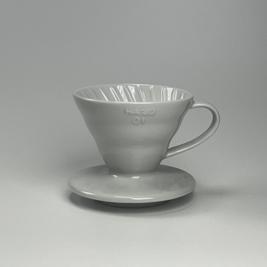 Dripper Hario V60-01 ceramiczny - biały (VDC-01W)
