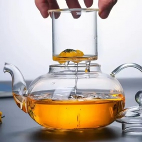 Tea pot Kaffia 240ml glass 2