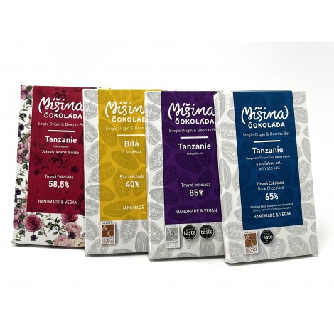 Čokolada Mešana čokolada, Tanzanija z morsko soljo, 65%