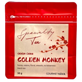 Fekete tea Jin Hou / Golden Monkey 50g Specialty Tea