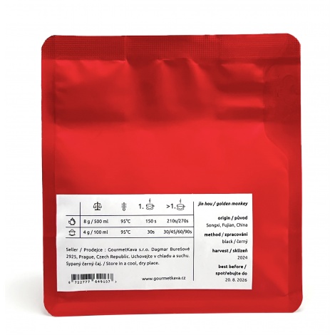 Fekete tea Jin Hou / Golden Monkey 50g Specialty Tea