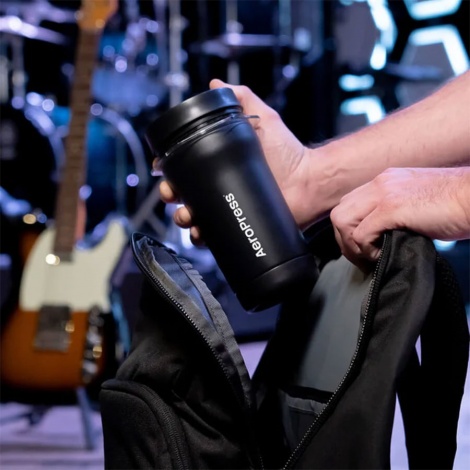 Aeropress GO Plus Travel System - black