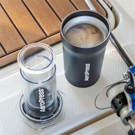 System podróżny Aeropress GO Plus - czarny