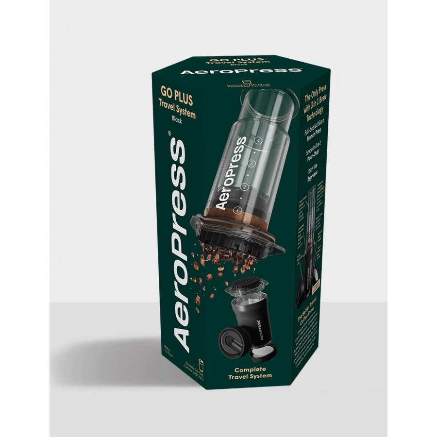 Sistem de călătorie Aeropress GO Plus - negru