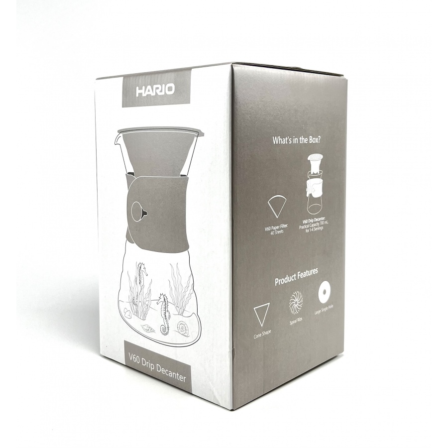 Decantor de picurare Hario V60 (VDD-02MIX-GREY)