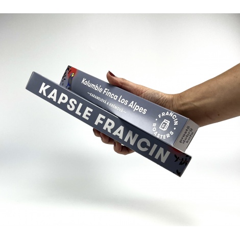 Kawa Francin ESPRESSO KAPSLE KOLUMBIE Finca Los Alpes