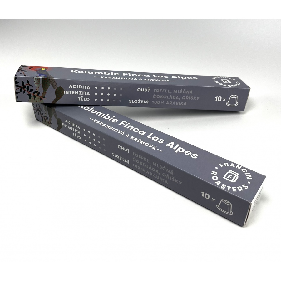 Kawa Francin ESPRESSO KAPSLE KOLUMBIE Finca Los Alpes