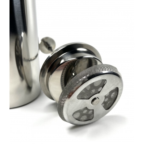 Stainless steel frenchpress 350ml Kaffia - Silver