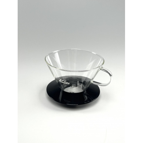 Dripper Kalita  Wave 185 Black- skleněný