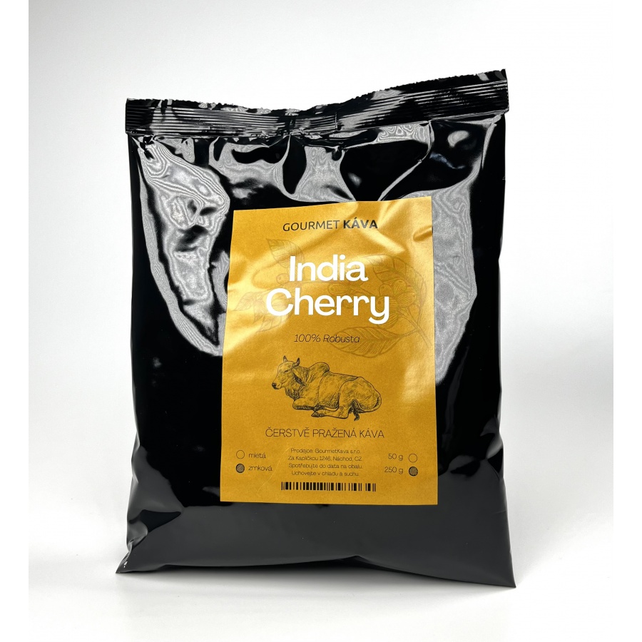 Indie Cherry, cafea ROBUSTA boabe întregi