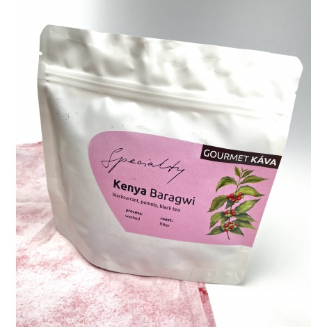 GourmetCoffee Specialitás Kenya Baragwi - Guama AA 250g