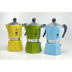 Bialetti Rainbow 3 modra moka posoda 2