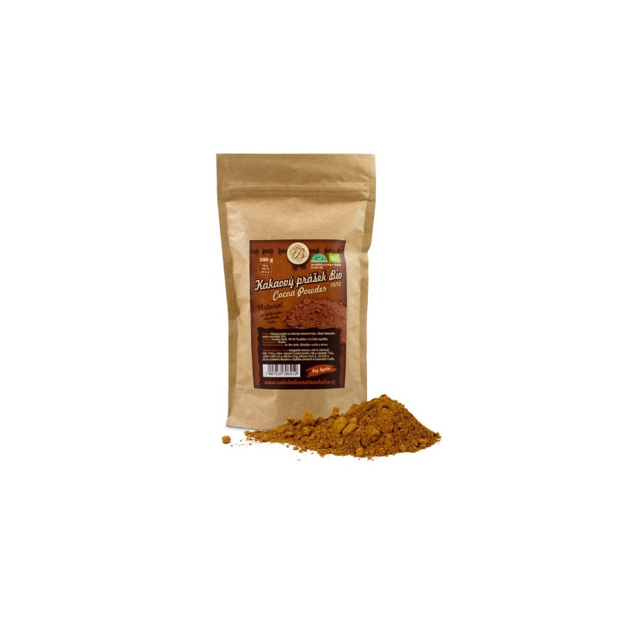 Pudră de cacao BIO natural 10/12, 200g fabrica de ciocolată Troubelice