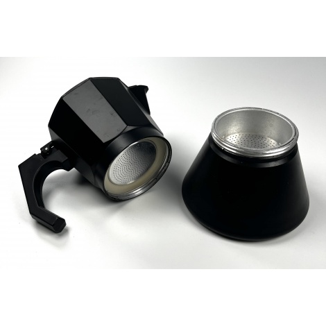 Cafetieră Moka Kaffia Black 6 căni - UZATĂ / REDUCERE