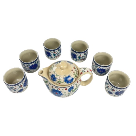 Tea set Kaffia Kettle with 6 cups