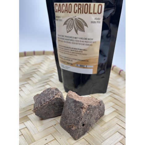 Ceremonial cacao Criollo bucăți 200g