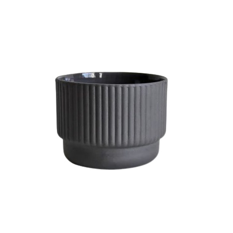 Skodelica Kaffia Style Cappuccino 130 ml - temno siva