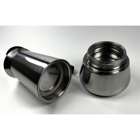 Moka pot Kaffia 4 cups stainless steel