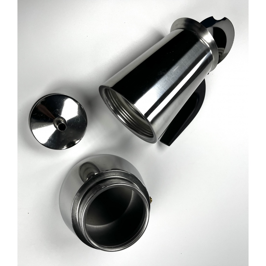 Moka pot Kaffia 4 csésze rozsdamentes acélból