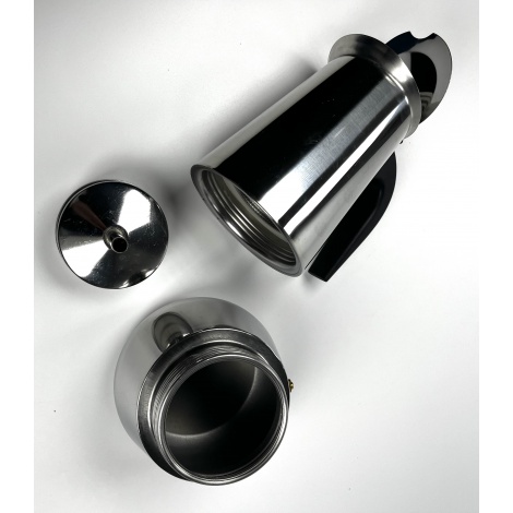 Moka pot Kaffia 4 cups stainless steel