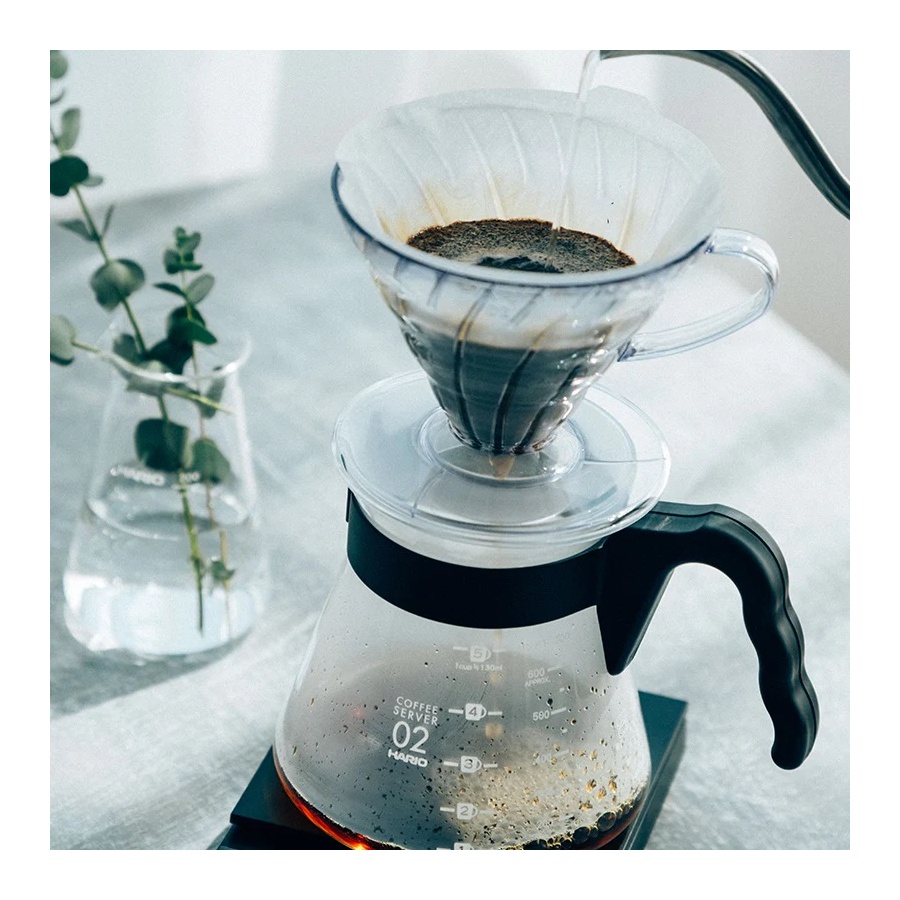 Hario V60 Pour Over Craft - črn (VCND-02B-EX)