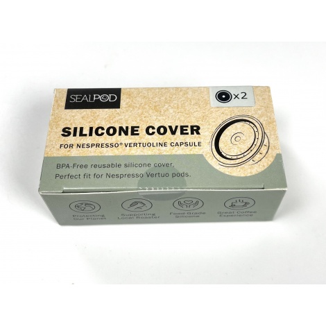 2x nadomestna kapica Sealpod za kapsule Nespresso VertuoLine® in Vertuo®.