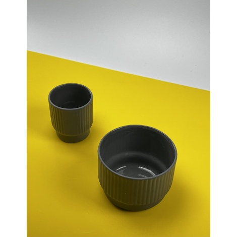 Csésze Kaffia Style Espresso 60 ml - sötétszürke