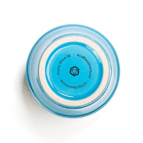 Icosa Avensi Wave Keramický šálek AERESSO Atlantis Blue 180 ml