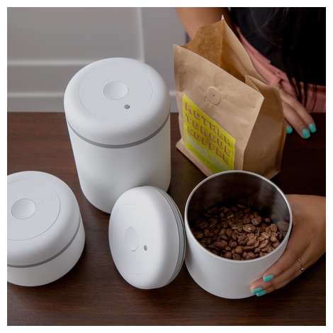 Fellow Atmos 280g vacuum canister alb