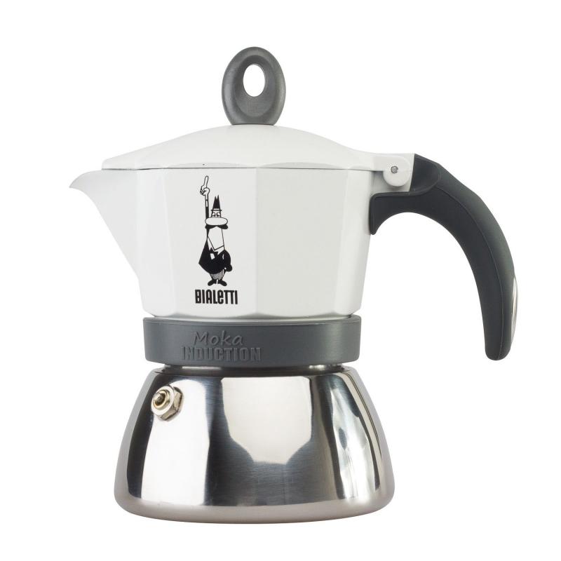 Bialetti Moka Induction 3 šálky biela