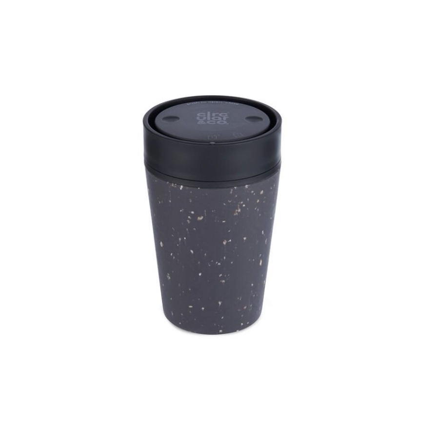 Kubek okrągły (rcup) Szary i Atrament Czarny 227 ml