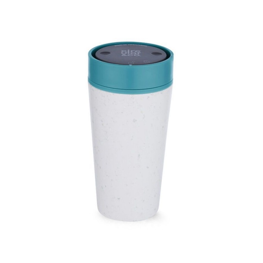 Kružna čaša (rcup) kreda i akvamarin 340 ml