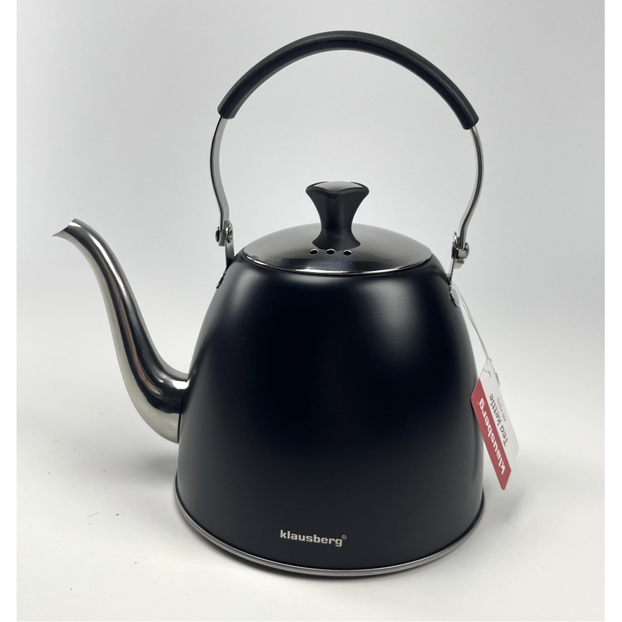 Teapot Gooseneck black Klausberg