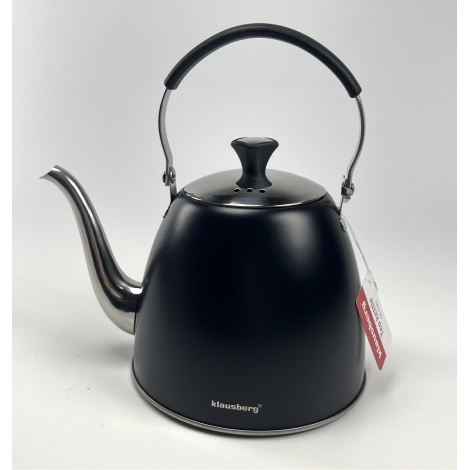 Teapot Gooseneck black Klausberg