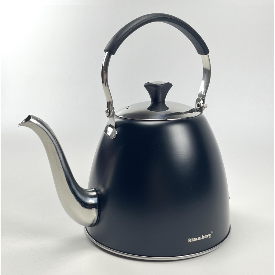 Teapot Gooseneck black Klausberg